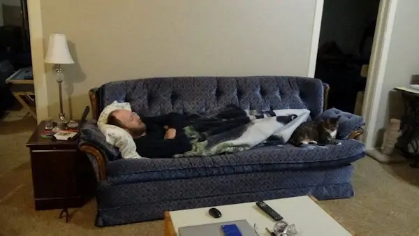 Bob relaxing