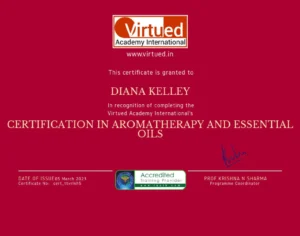 aromatherapy certificateMar2023